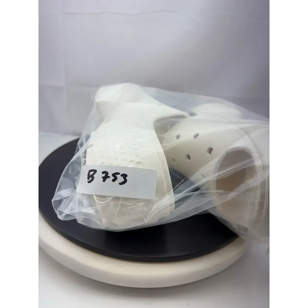 Crocs Stomp Slide Womens Size 9 White Platform Slip On Sandals‎ Shoes 209346-0VV